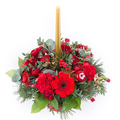 Deck the Halls Candle Arrangement