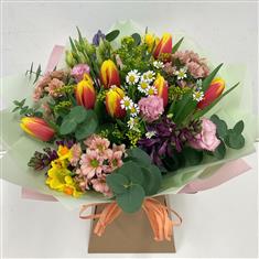 Bright Spring Aqua Bouquet