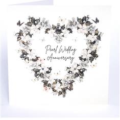 Pearl Anniversary Card
